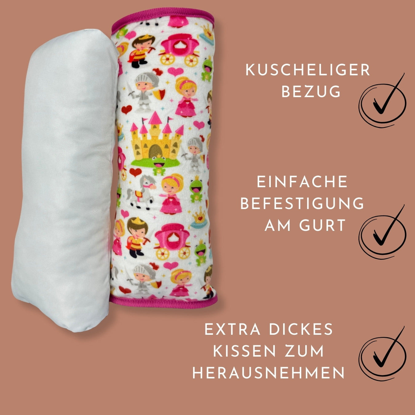 Auto Schlafkissen Prinzessin