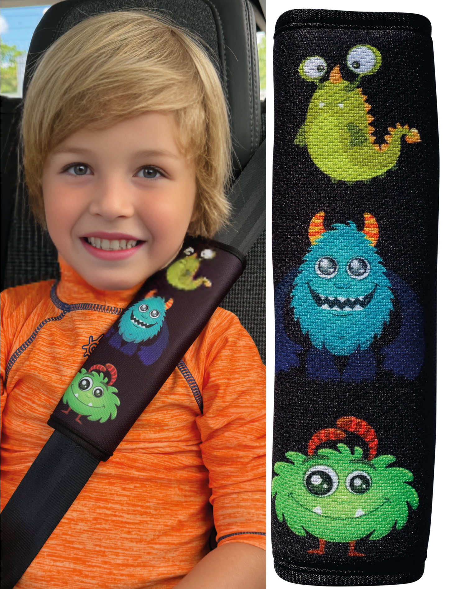 Auto Gurtschutz Monster