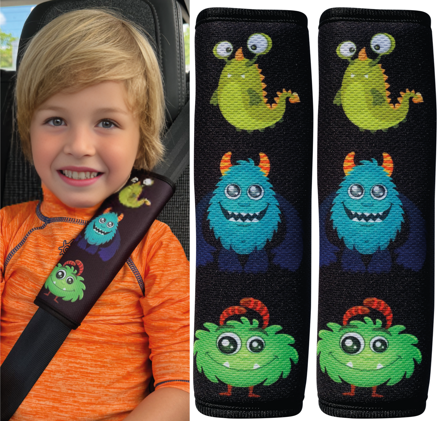 Auto Gurtschutz Monster