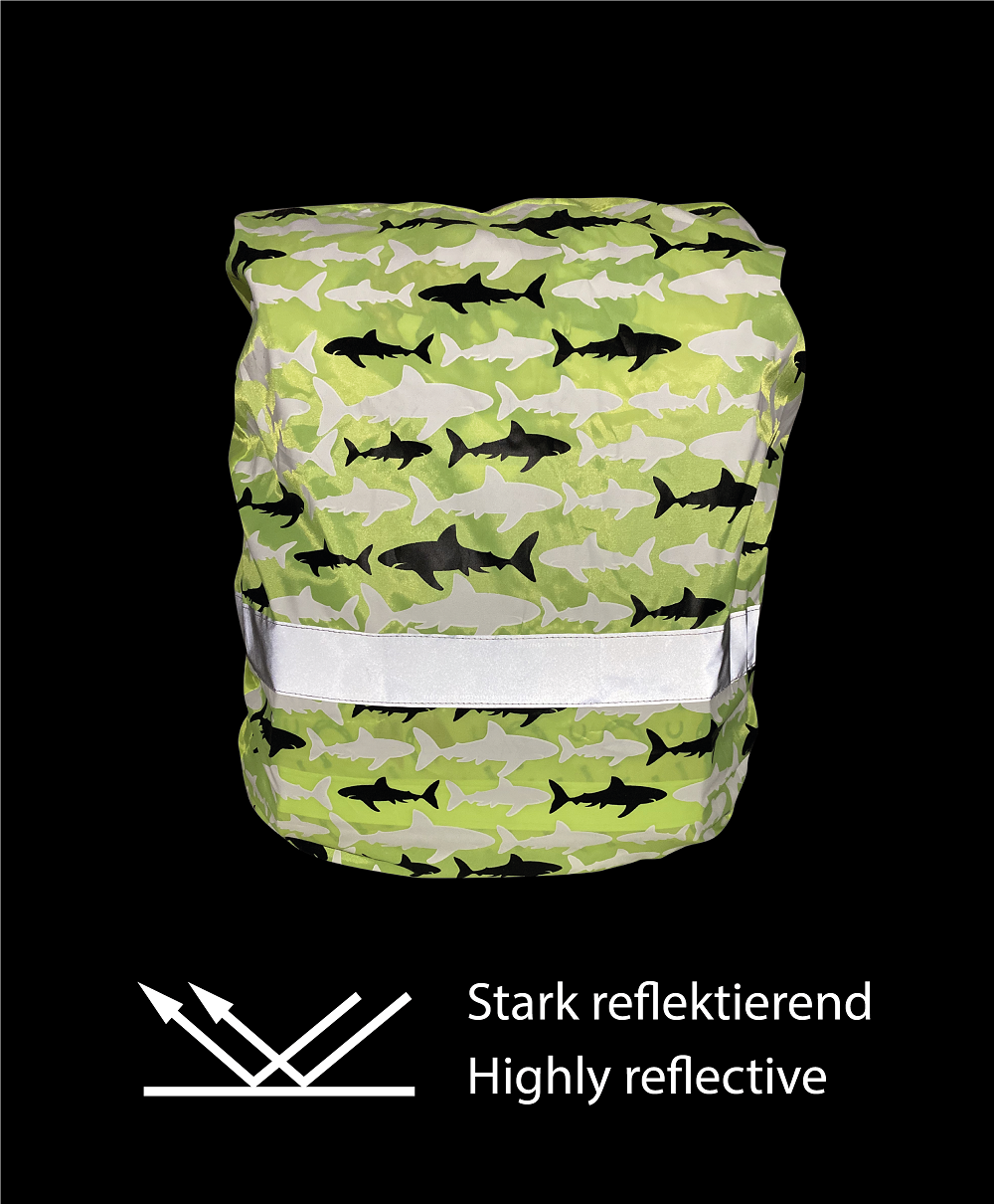 Kinder Farbwechsel Ranzenschutz - Hai