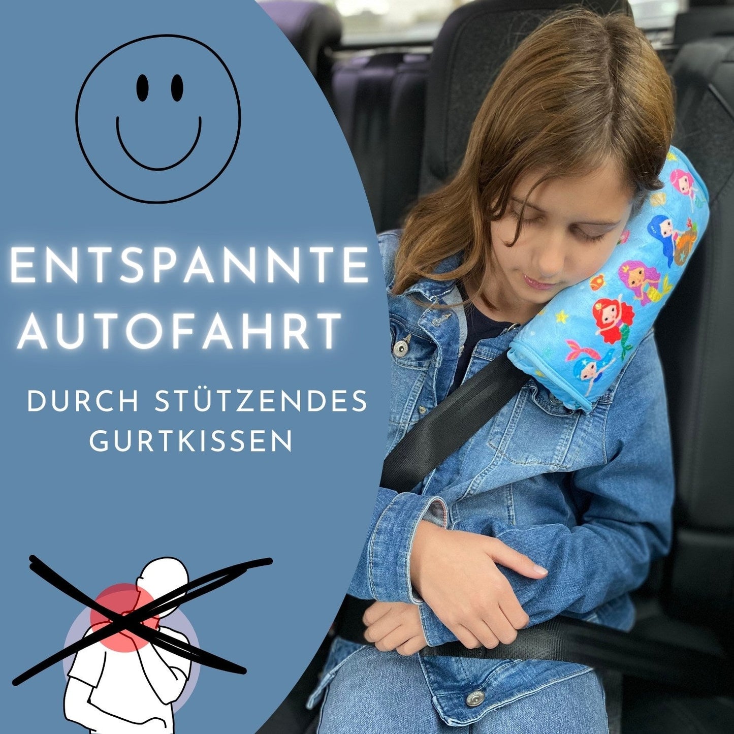 Auto Schlafkissen Meerjungfrau