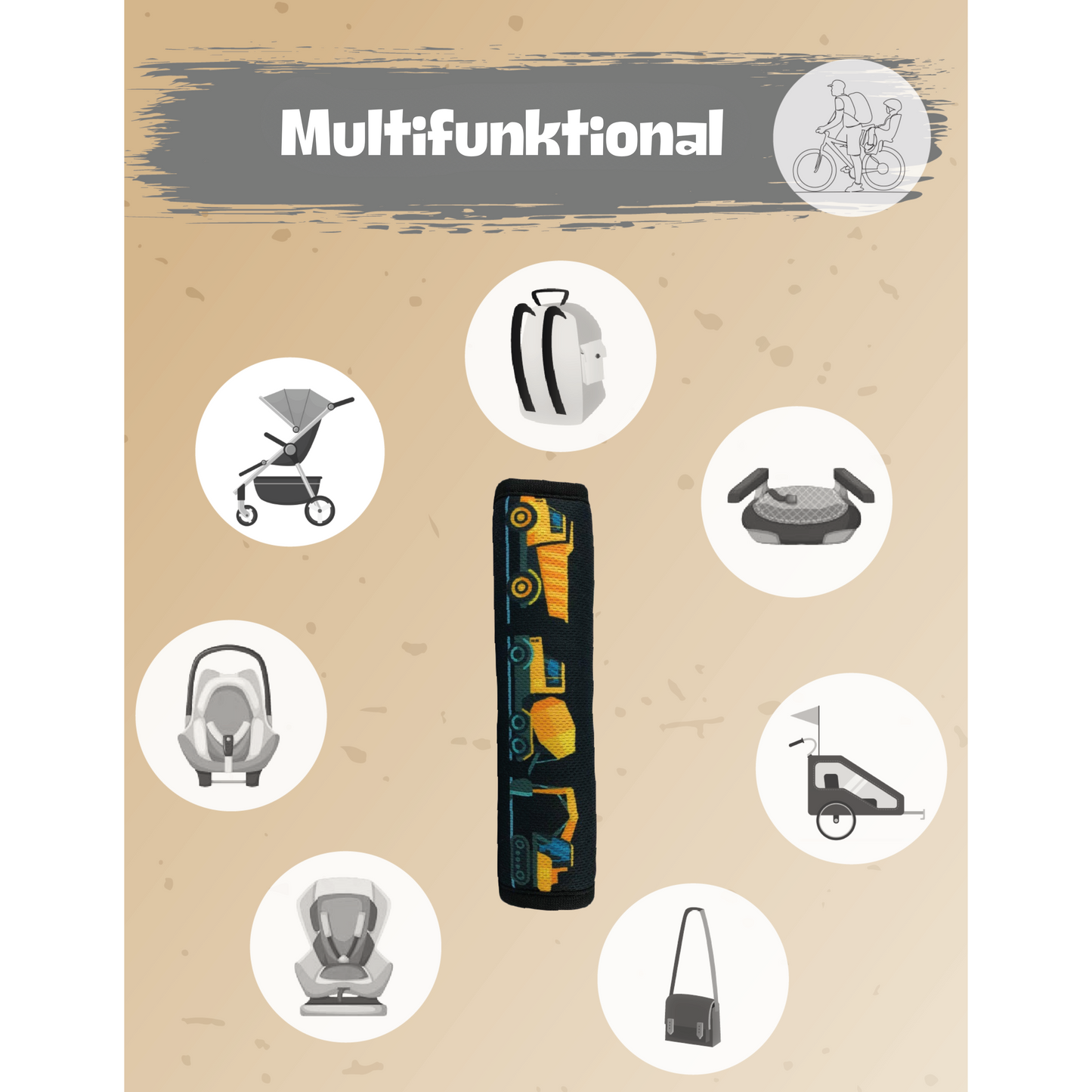 Auto Gurtschutz Baufahrzeuge