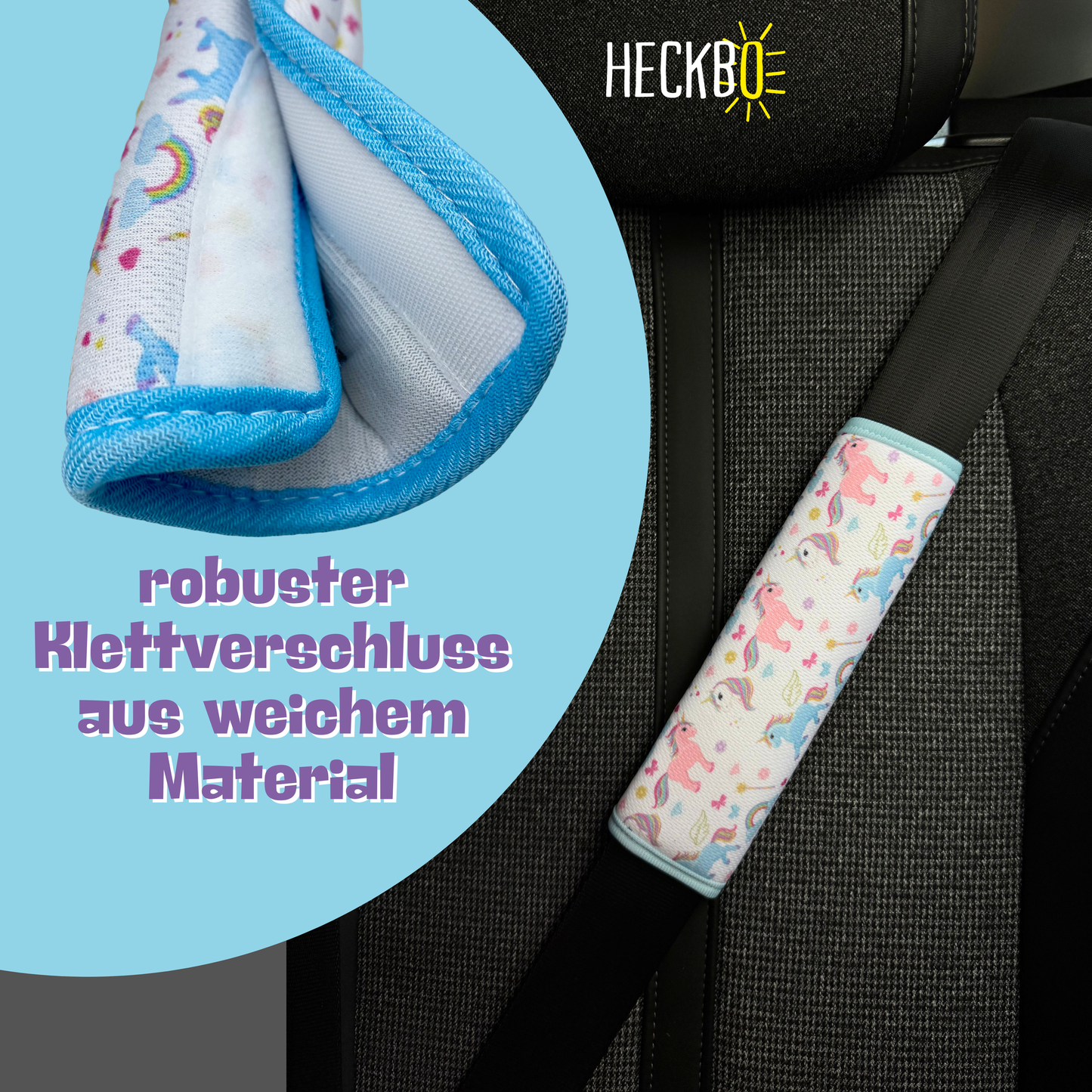 Auto Gurtschutz Einhorn