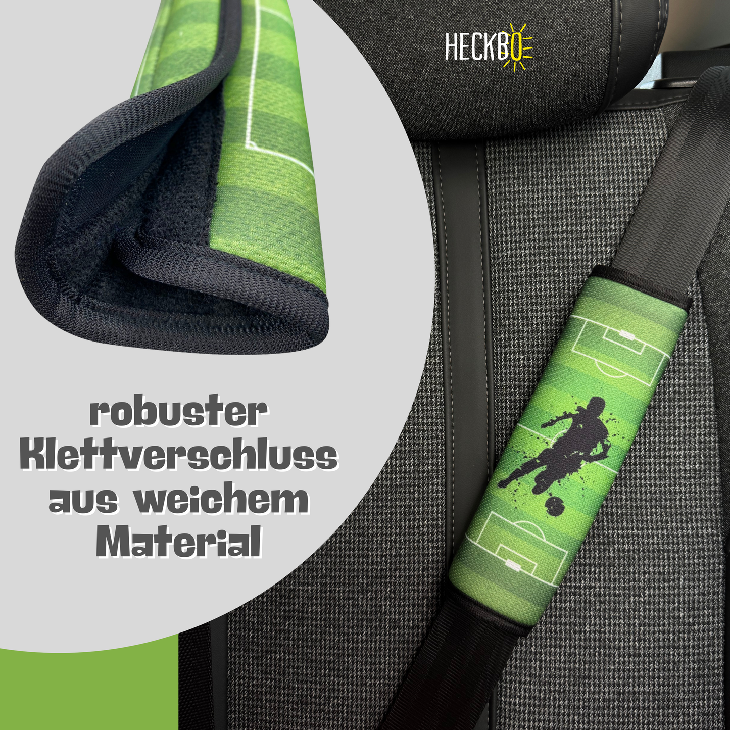 Auto Gurtschutz Fussball