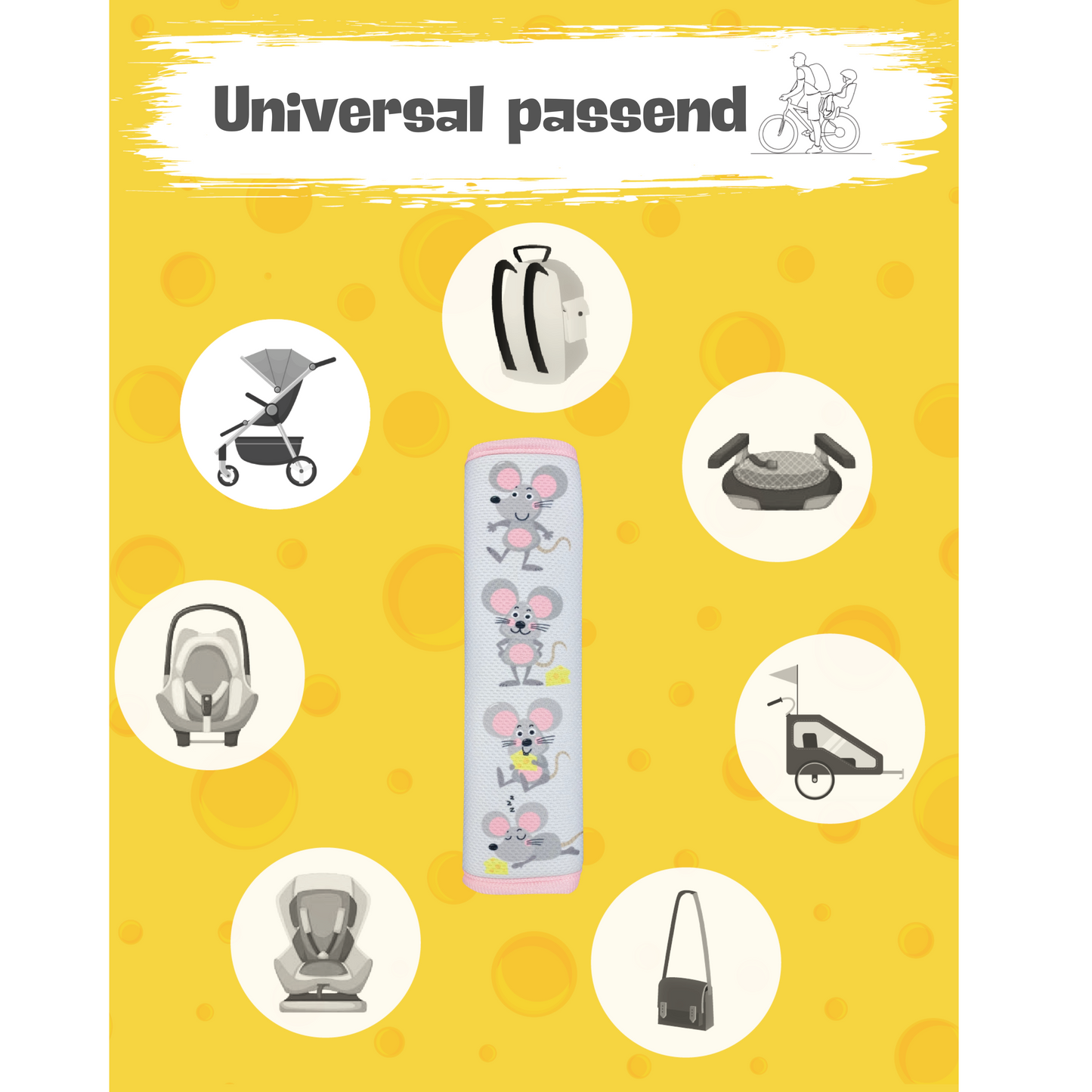 Auto Gurtschutz Maus