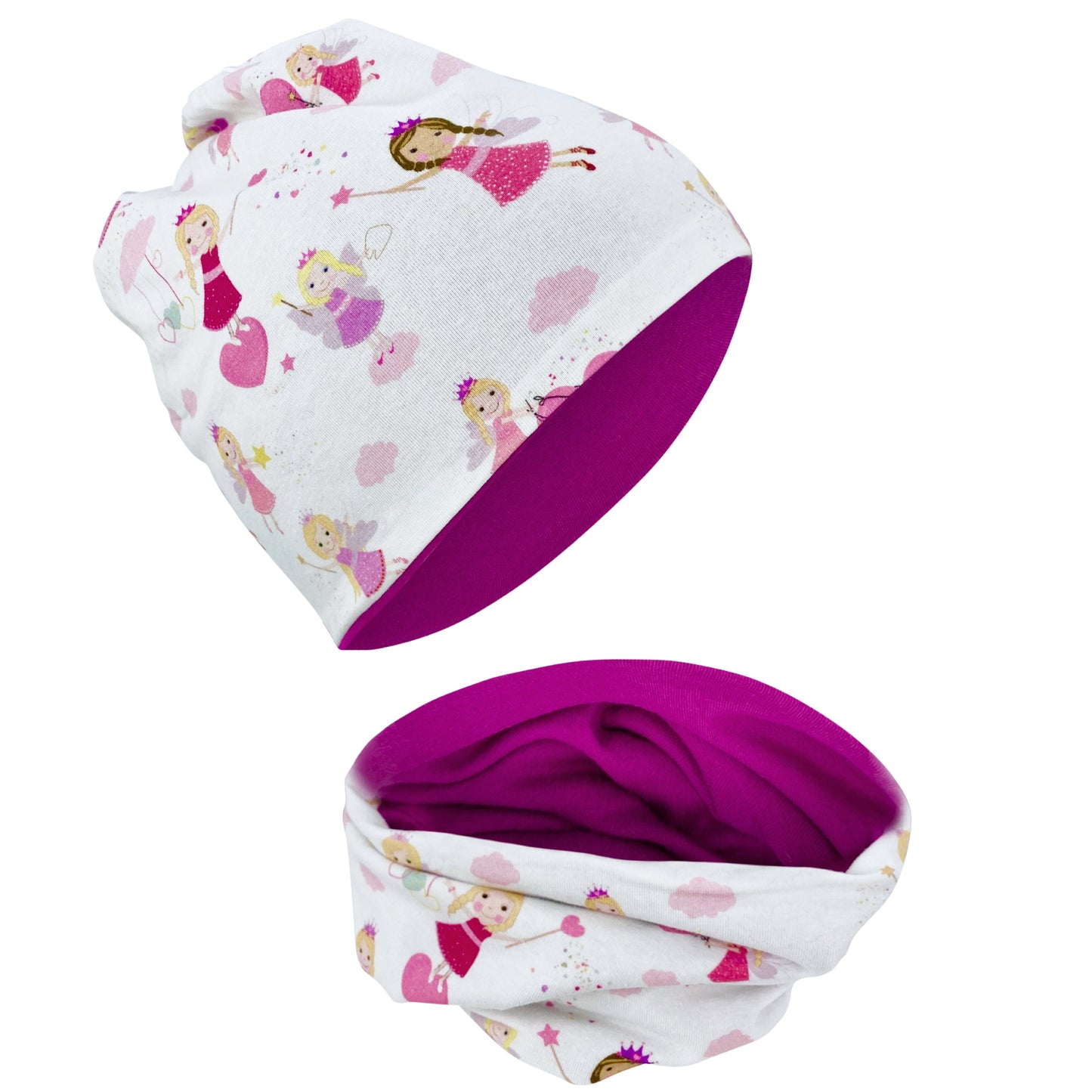 Kinder Beanie Mütze & Loop Set - Fee