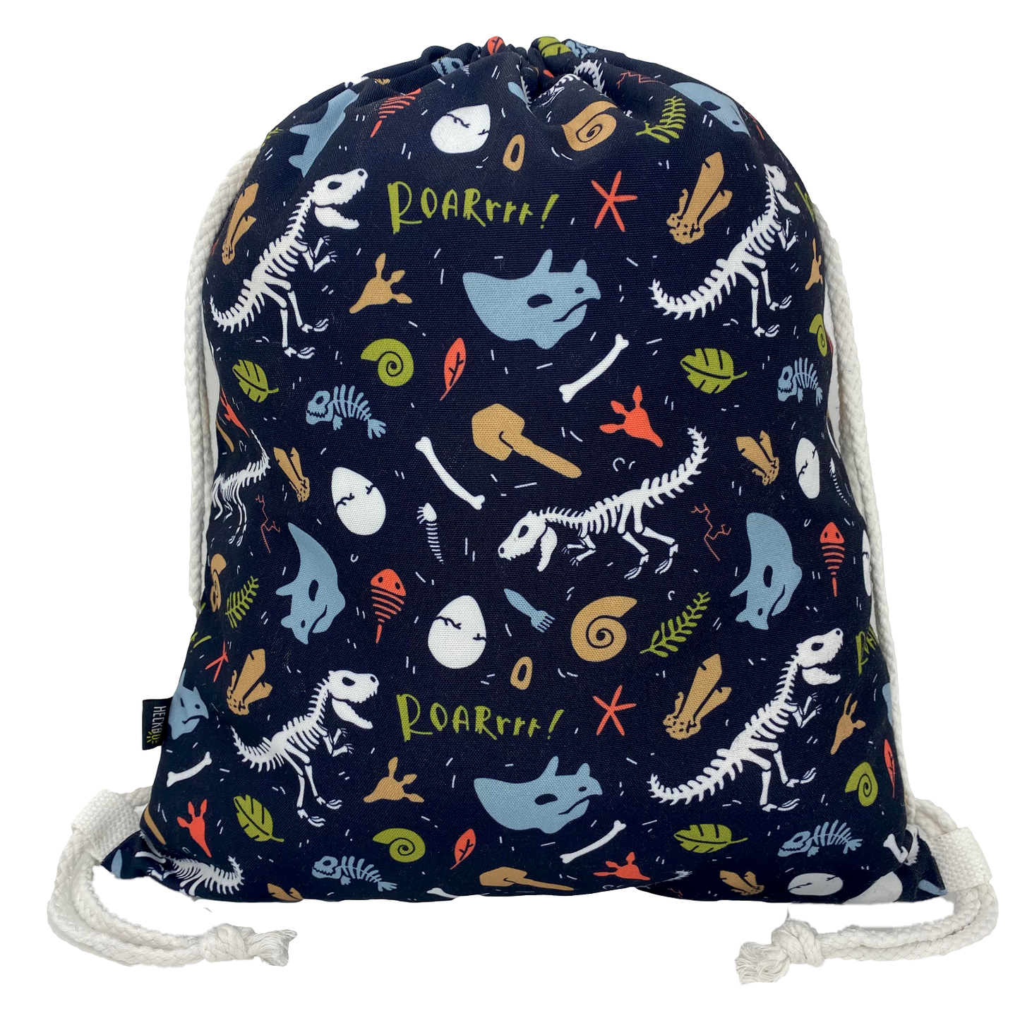 Kinder Turnbeutel Dino Skelett