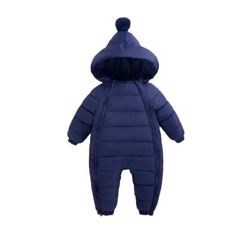 Full-body waterproof thermal suit with hood and double multicolor zip