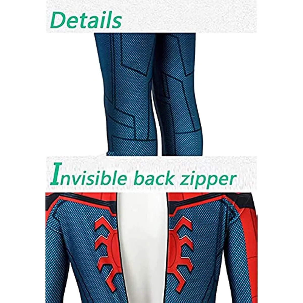 Spiderman disguise costume sizes from 4 to 12 years