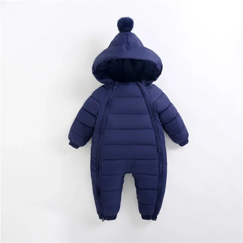 Full-body waterproof thermal suit with hood and double multicolor zip