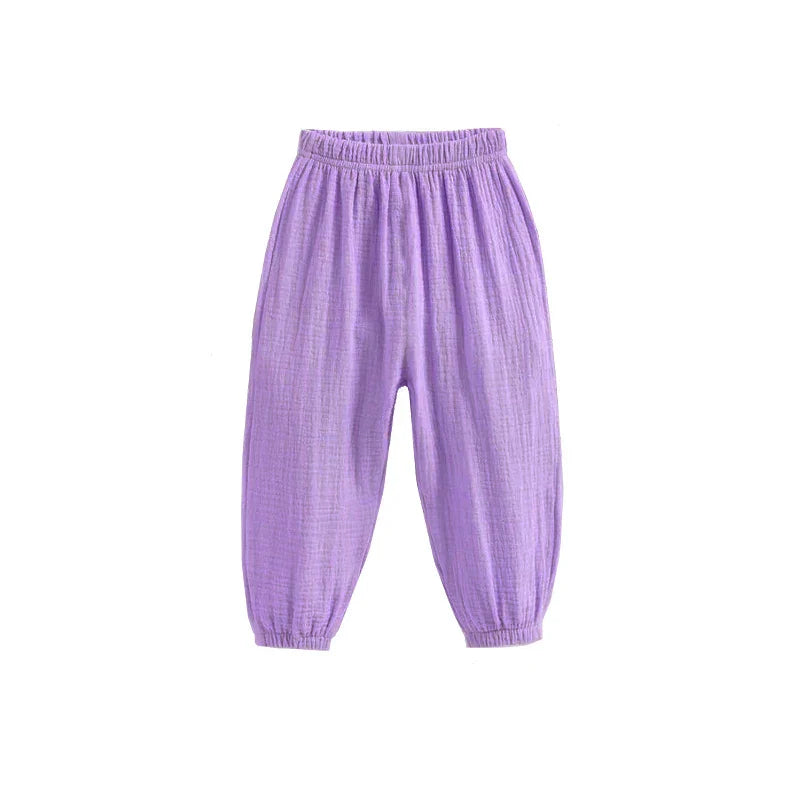 Summer long trousers for children multivariant