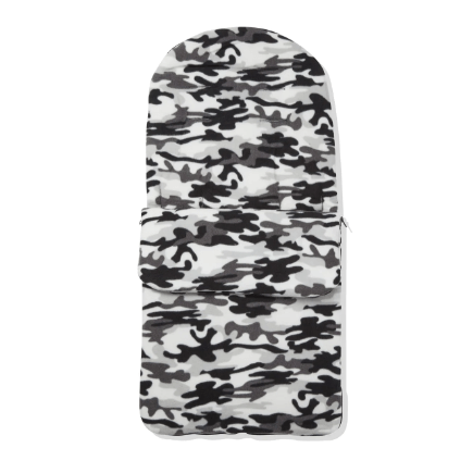 Grey Camouflage Footmuff, Parasol and Universal Rain cover Pushchair Bundle